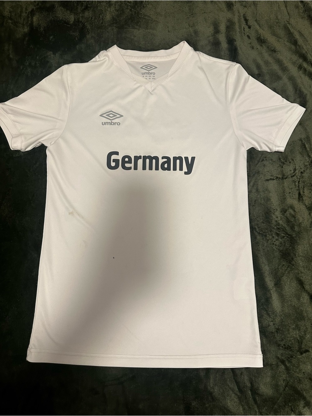 Germany Umbro 11 Youth Soccer Jersey | White | 156–160cm